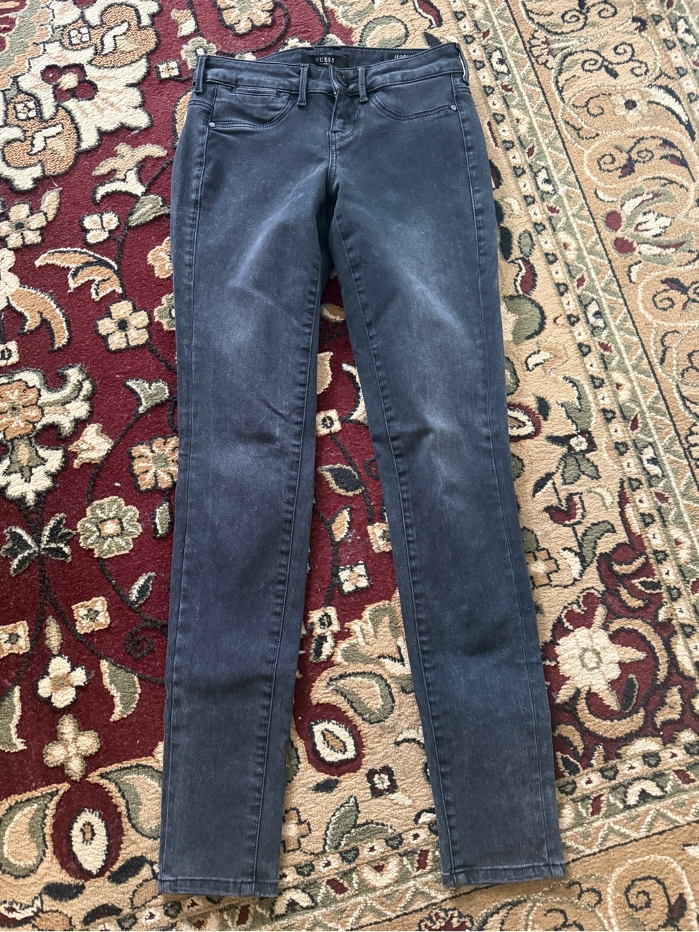 Women's Slim Fit Jeans in Washed Black -  Guess size 0 NWOT